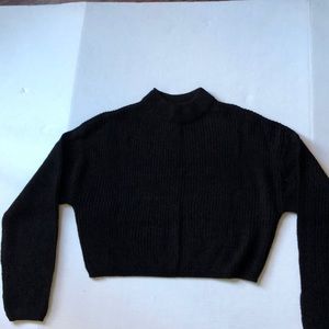 H&M Black Rubbed Sweater